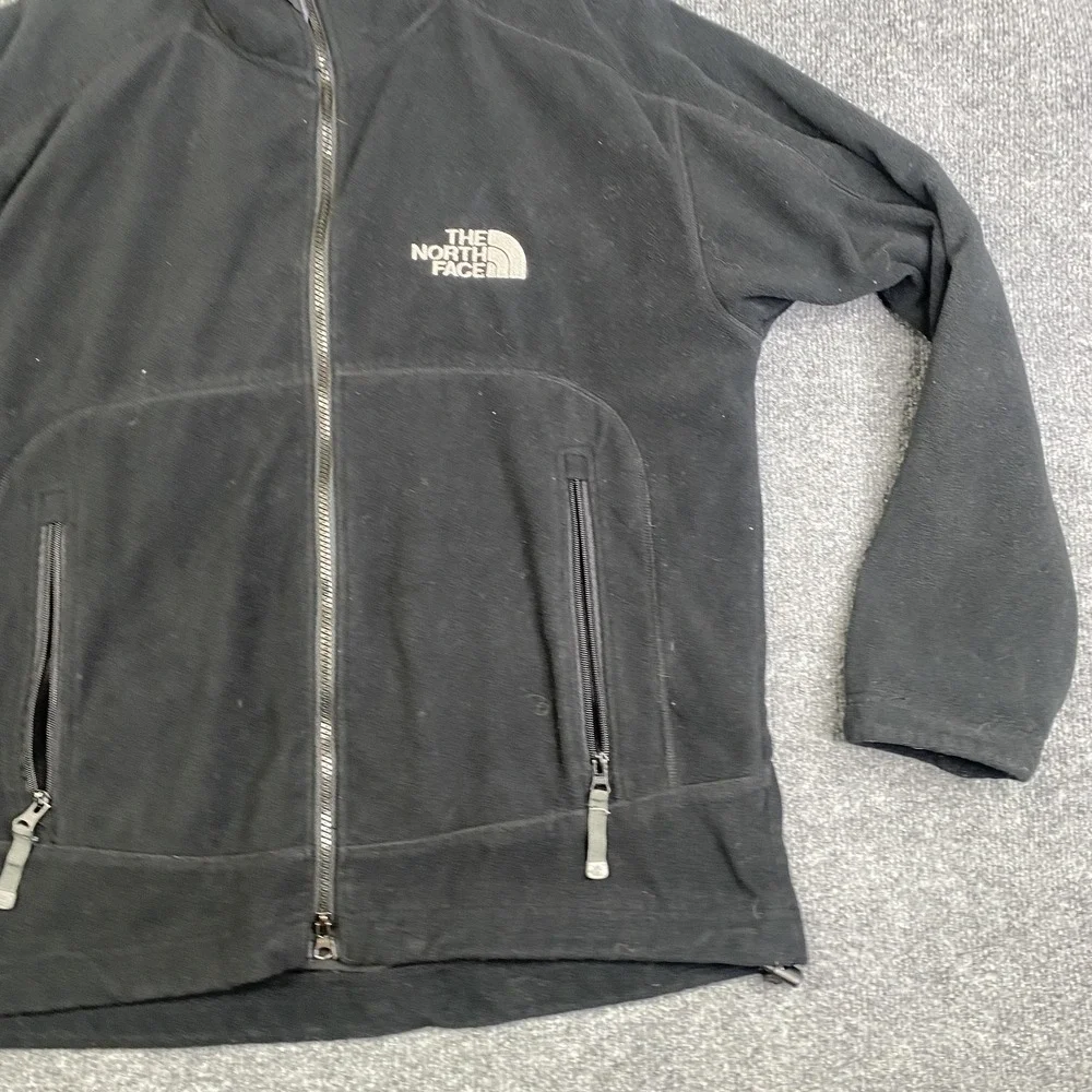 North Face Summit Series Jacket Mens Large Black Gore Windstopper Fleece